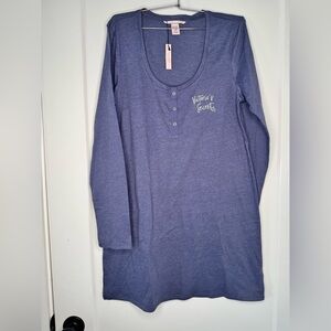 NWT Victorias Secret Purple Shirt Nightgown